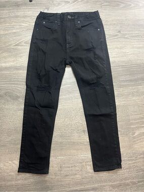 Empyre Black Distressed Kids Jeans